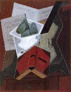 Juan Gris Red book oil painting reproduction